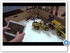 SBrick - with LEGO Technic 42030 Volvo loader and 42030 Volvo truck hauler
